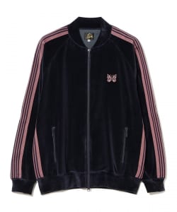 NEEDLES / Rib Collar Track Jacket - C/PE Velour
