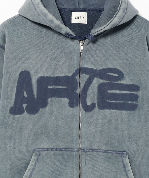 Arte Antwerp / ステンシル サンフェード スエット フーディー