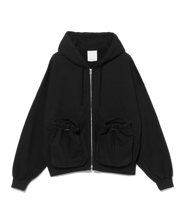 refomed / "KINCHAKU" ZIPUP HOODIE