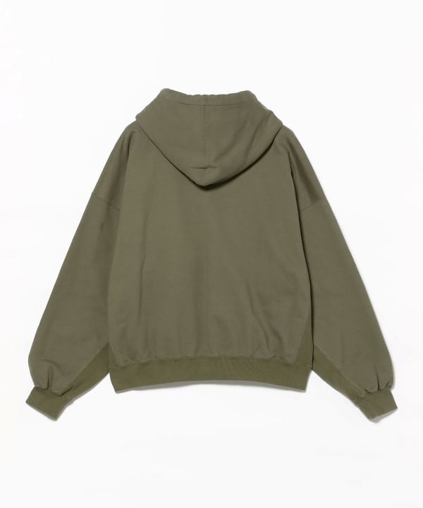 refomed / "KINCHAKU" ZIPUP HOODIE