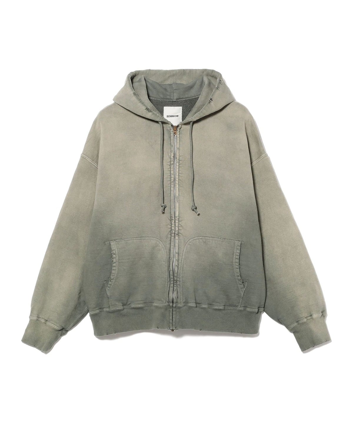 BEAMS（ビームス）BOW WOW / FADE ZIP HOODIE HONOR NEWSPAPER BOY