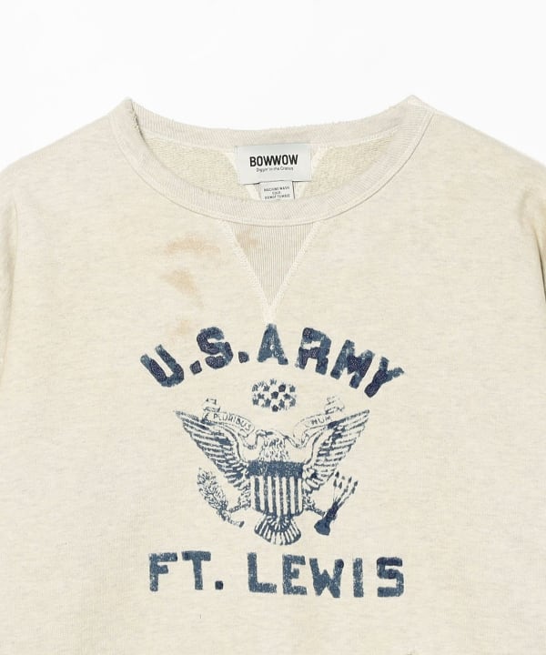 BOW WOW / REPAIRED DOUBLE V SWEATSHIRT - U.S.ARMY