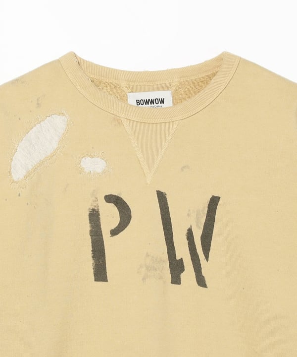 BOW WOW / REPAIRED DOUBLE V SWEATSHIRT - PW
