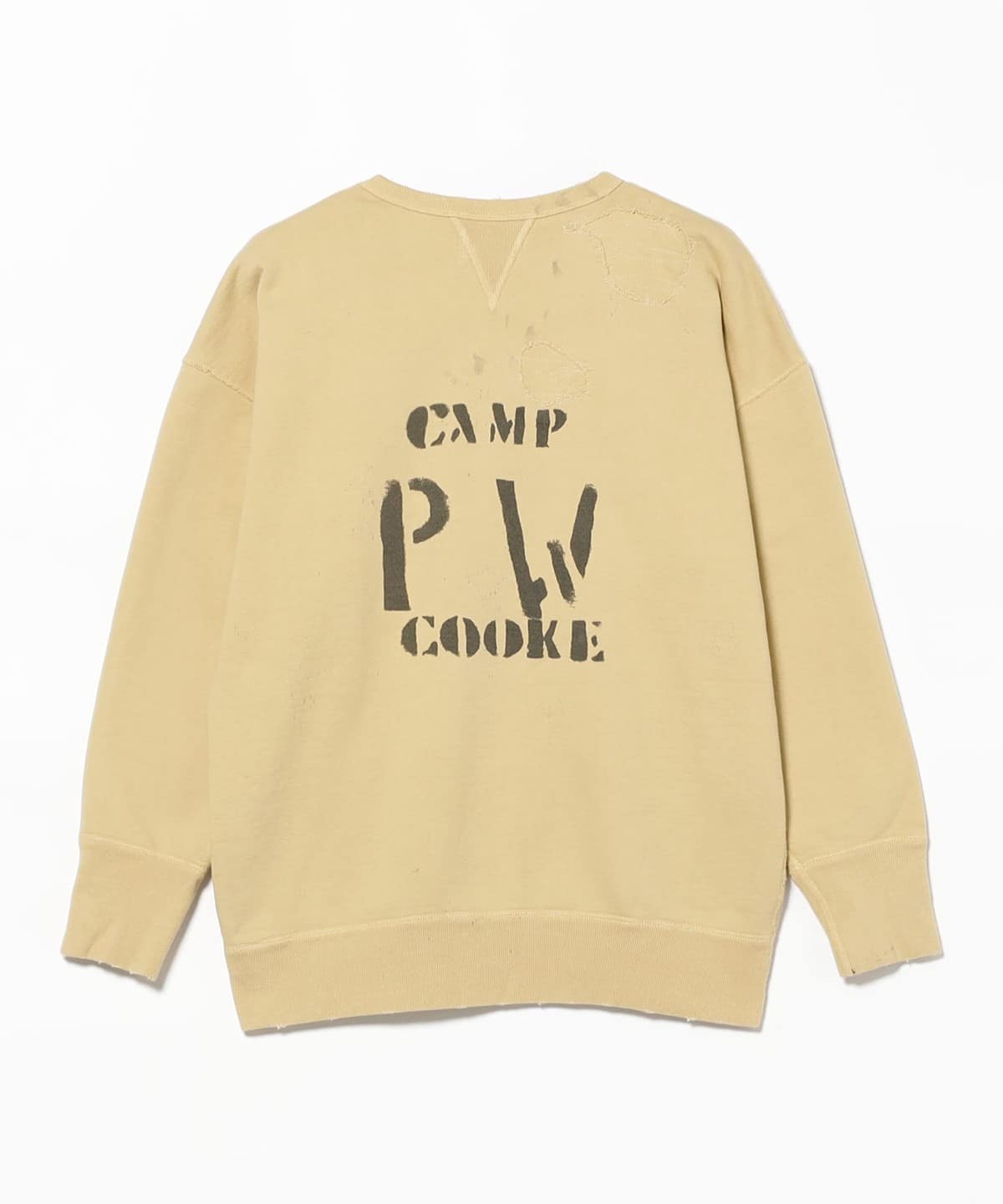 【お買得　値下げ】BOWWOW トップス　日本製 BEAMS（ビームス）BOW WOW / REPAIRED DOUBLE V SWEATSHIRT - PW