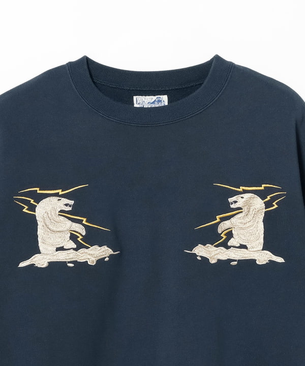 【別注】テーラー東洋 / SUKA刺繍 SWEAT CREW NECK
