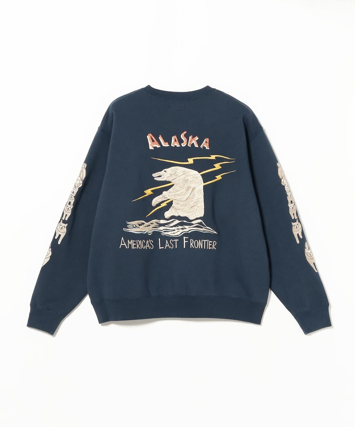 BEAMS（ビームス）【別注】テーラー東洋 / SUKA刺繍 SWEAT CREW NECK