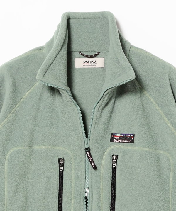DAIRIKU / Big Sleeve Zip UP Fleece Jacket