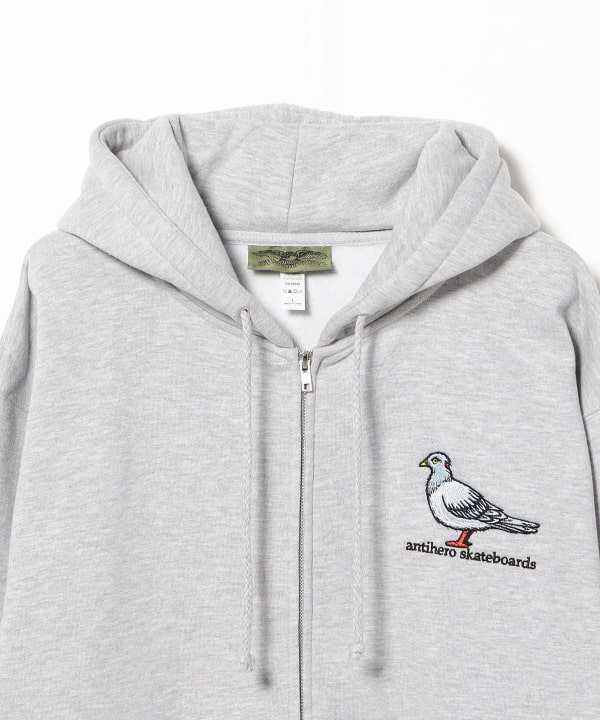 ANTI HERO / LIL PIGEON EMB ZIP HOODIE