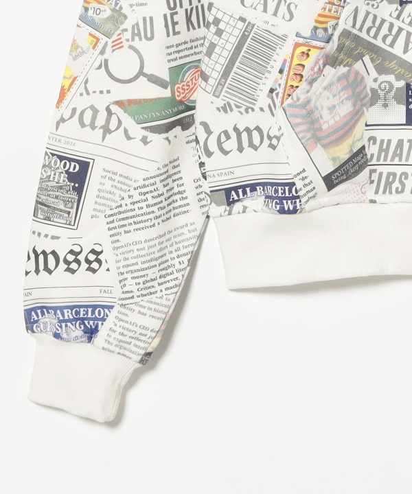 SSSTUFFF / Newspaper Spy Hoodie