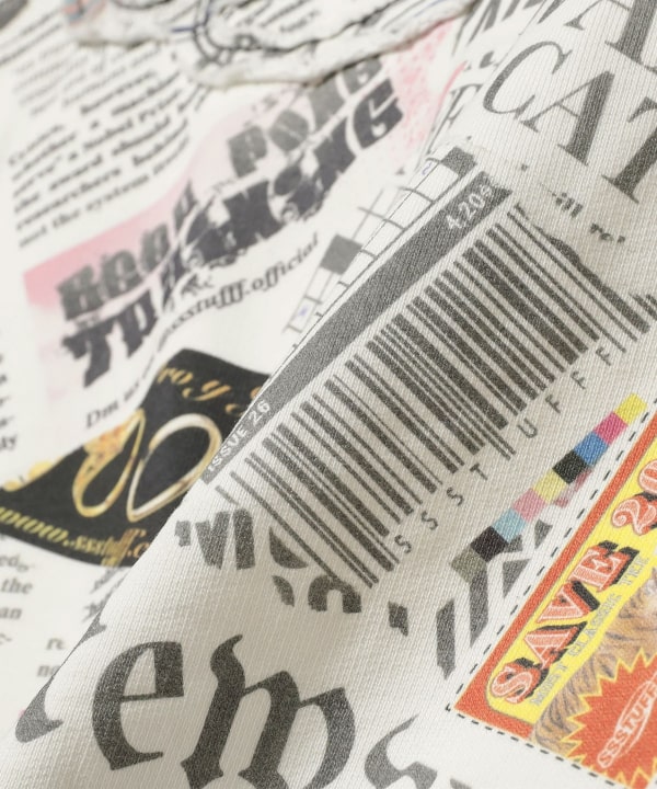 SSSTUFFF / Newspaper Spy Hoodie