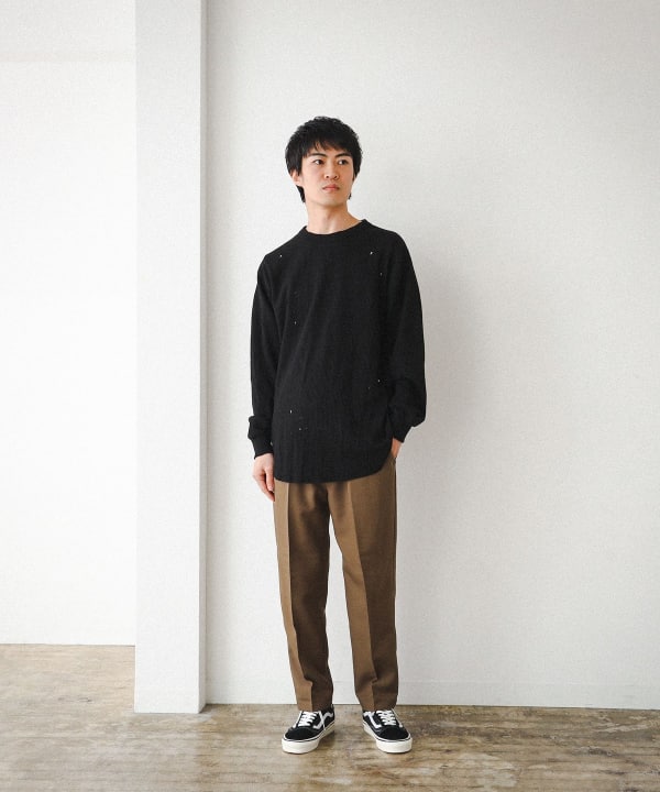 BEAMS（ビームス）BEAMS / ダメージ クルーネック サーマル（Tシャツ