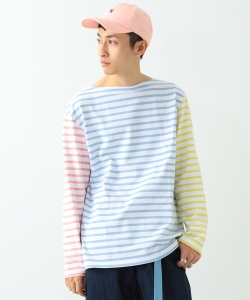 ▲ORCIVAL × BEAMS / 別注 クレイジー ボーダーカットソー