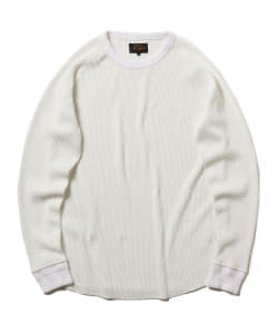 ▲BEAMS PLUS / サーマル クルーネック カットソー