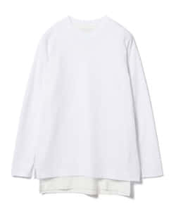 ▲BEAMS / ダブルフェイス レイヤード Tシャツ