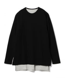 ▲BEAMS / ダブルフェイス レイヤード Tシャツ