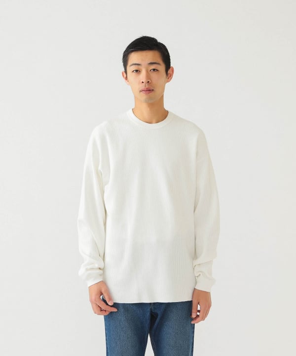 BEAMS（ビームス）BEAMS / ルーズ クルーネック サーマル（Tシャツ