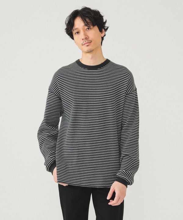 BEAMS（ビームス）BEAMS / ルーズ クルーネック サーマル（Tシャツ ...