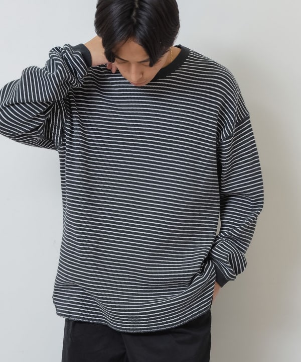 BEAMS（ビームス）BEAMS / ルーズ クルーネック サーマル（Tシャツ