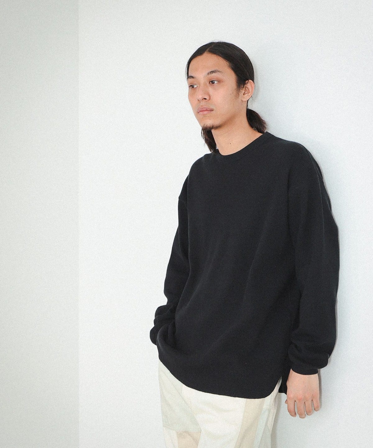 BEAMS（ビームス）BEAMS / ルーズ クルーネック サーマル（Tシャツ