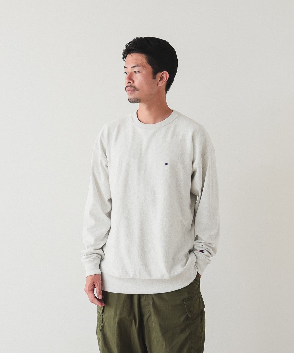 BEAMS（ビームス）Champion × BEAMS / 別注 ロングスリーブ Tシャツ（T