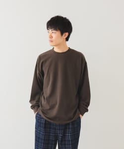 クルーネック ニットソー ロングスリーブ