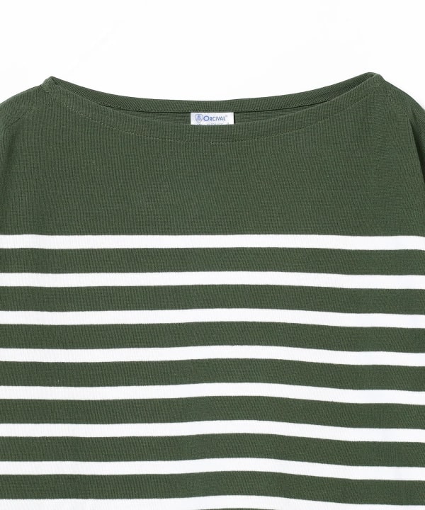 BEAMS（ビームス）ORCIVAL / WIDE BODY BOAT NECK LONG SLEEVE