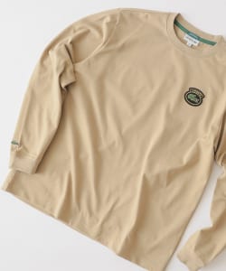 LACOSTE for BEAMS / 別注 エンブレムロゴ ロングスリーブ Tシャツ
