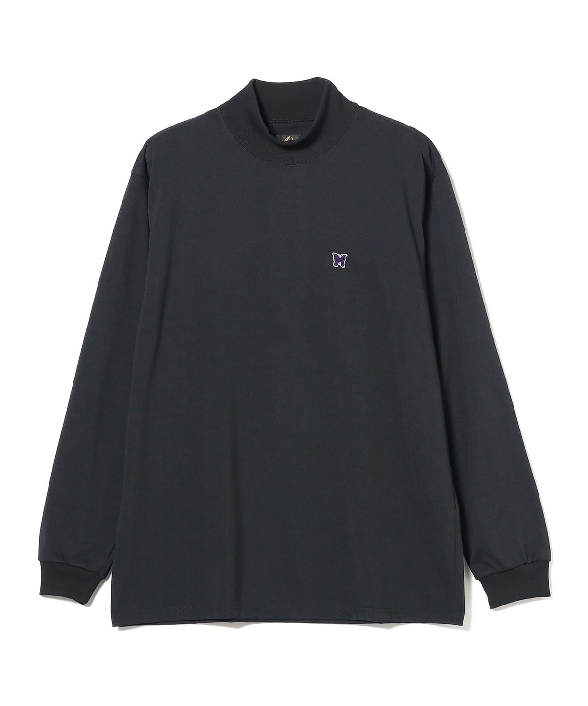 BEAMS（ビームス）NEEDLES / L/S MOCK NECK TEE - POLY JERSEY（T