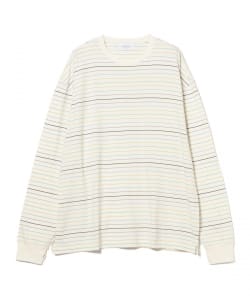 ▲UNUSED / Border Long Sleeve T-shirt