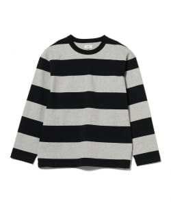 ▲3.5インチ ボーダー ロングスリーブTシャツ