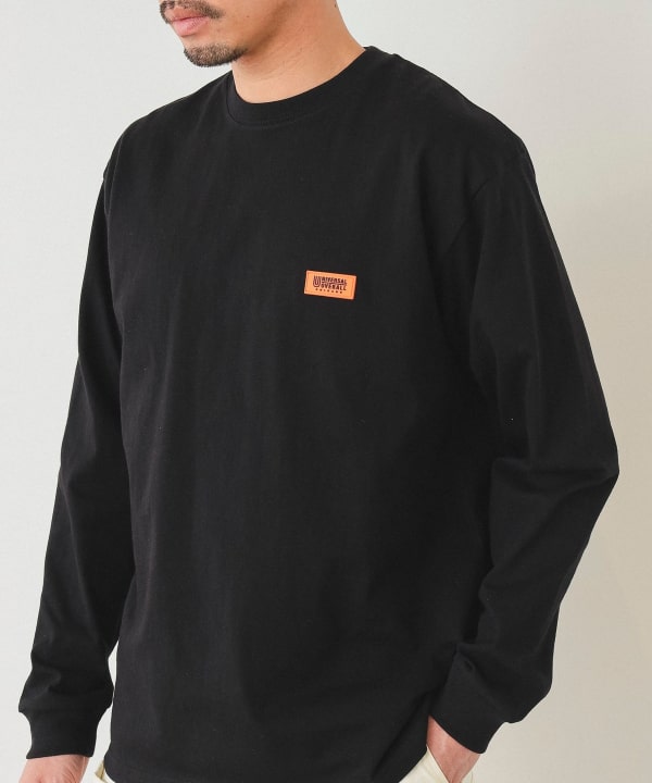 BEAMS (BEAMS) [Special order] UNIVERSAL OVERALL / Logo long sleeve T-shirt ( T-shirts, cut and sewn T-shirts) for sale | BEAMS