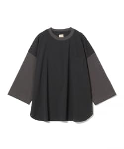 ▲Sanca / 2Tone Pocket Crew 3/4