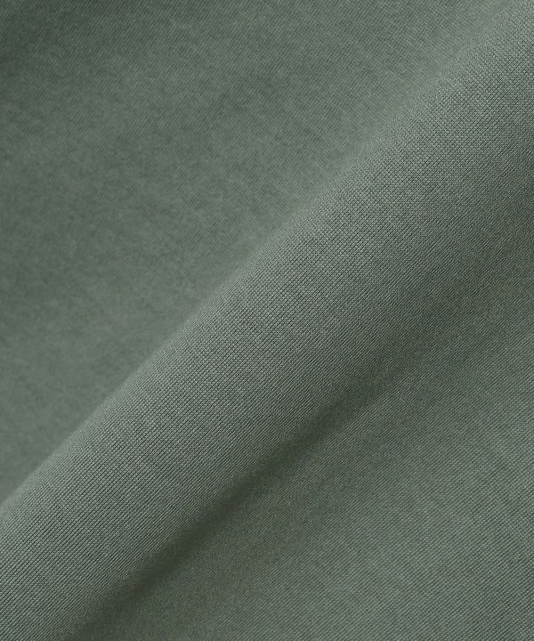 シルケット 8分袖 クルーネック Tシャツ