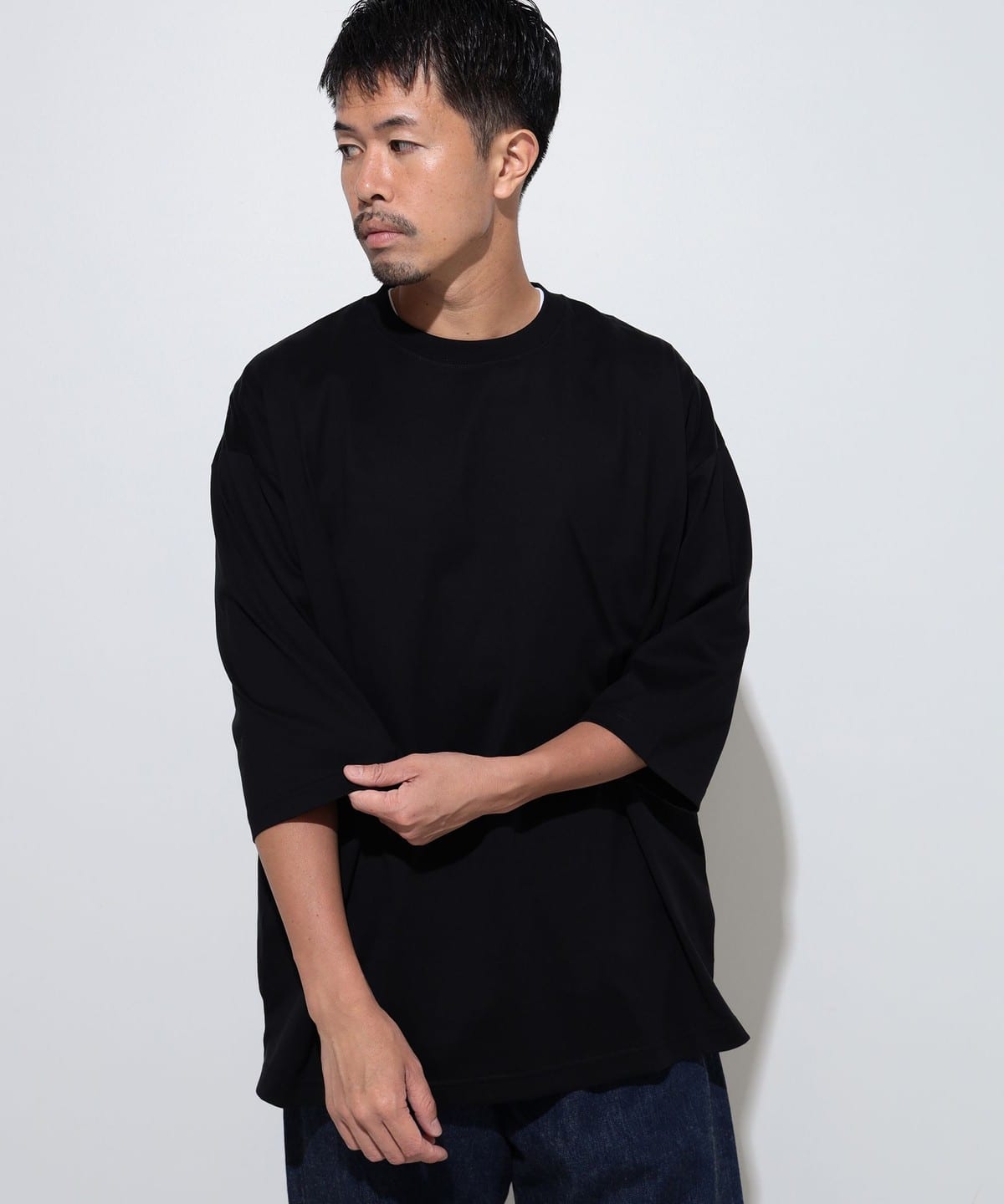 BEAMS（ビームス）シルケット 8分袖 クルーネック Tシャツ（Tシャツ・カットソー Tシャツ）通販｜BEAMS