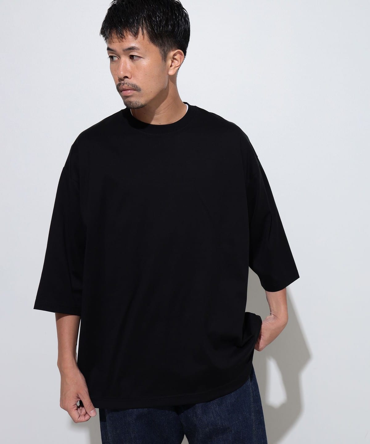 BEAMS（ビームス）シルケット 8分袖 クルーネック Tシャツ（Tシャツ・カットソー Tシャツ）通販｜BEAMS