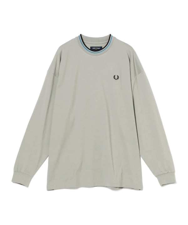 BEAMS (BEAMS) [Special order] FRED PERRY / Tipline Pique Long Sleeve T-shirt  (T-shirts, cut and sewn T-shirts) for sale | BEAMS