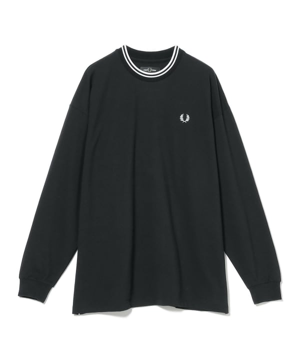 BEAMS (BEAMS) [Special order] FRED PERRY / Tipline Pique Long Sleeve T-shirt  (T-shirts, cut and sewn T-shirts) for sale | BEAMS