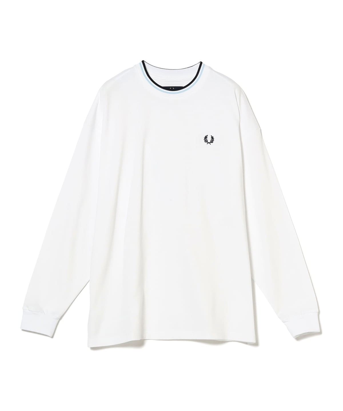 BEAMS（ビームス）【別注】FRED PERRY / ティップライン ピケ ロングスリーブ Tシャツ（Tシャツ・カットソー Tシャツ）通販｜BEAMS