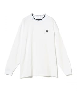 FRED PERRY × BEAMS / 別注 男裝 滾邊PK布 長袖 T恤