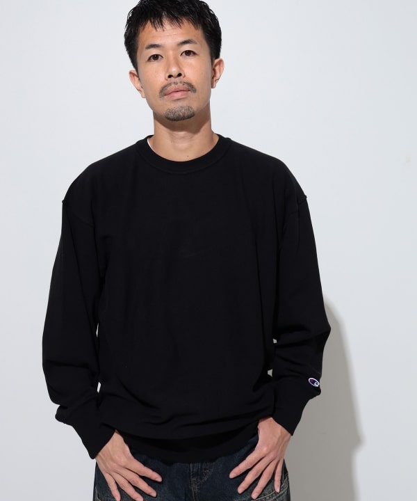 BEAMS（ビームス）【別注】Champion / ルーズフィット ロングスリーブ Tシャツ（Tシャツ・カットソー Tシャツ）通販｜BEAMS