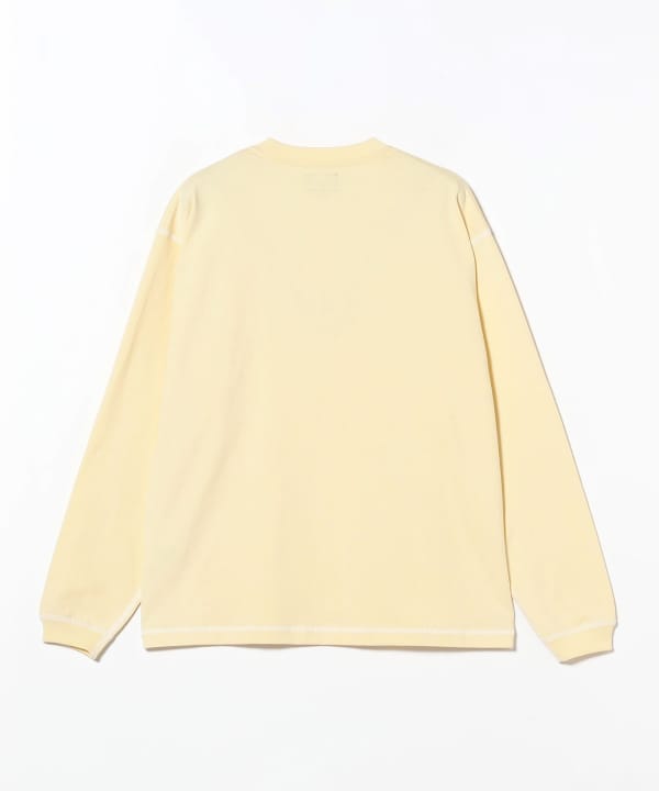 [ ] ロゴステッチクルーネックTシャツ ★大人気★ BEAMS（ビームス）ステッチ クルーネック Tシャツ（Tシャツ