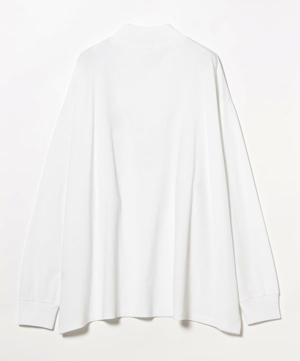 BEAMS COMOLI / Cotton Jersey Mock Neck Pullover (T-shirts BEAMS COMOLI / Cotton Jersey Mock Neck Pullover (T-shirts