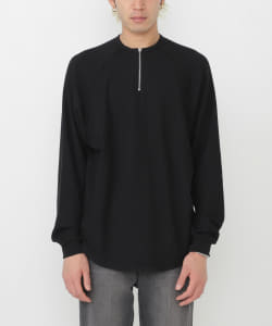 ▲VAPORIZE / 2WAY Half Zip Raglan Sleeve Thermal