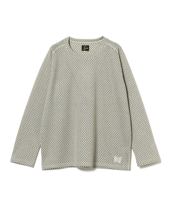 ■Needles■大人気 L/S UネックTシャツ R/PEラッセル 国内発送 BEAMS（ビームス）NEEDLES / L/S U-Neck Tee - R/PE Russell（T