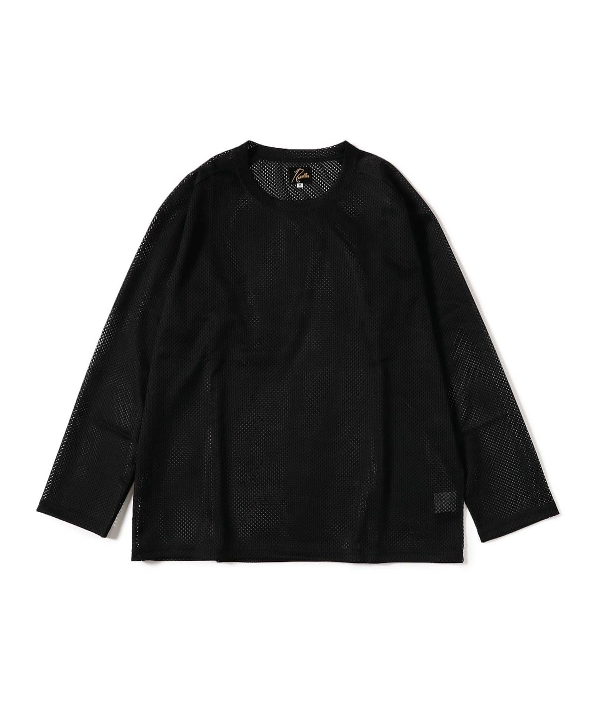 NEEDLES ニードルズ / L/S U-Neck Tee - Raschel Lace Tシャツ・カットソー MEN Black L NEEDLES ニードルズ / L/S U-Neck Tee - Raschel Lace Tシャツ・カットソー MEN Black L