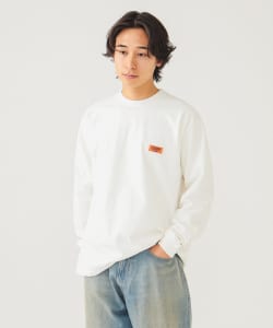 UNIVERSAL OVERALL × BEAMS / 別注 男裝 LOGO 長袖 T恤