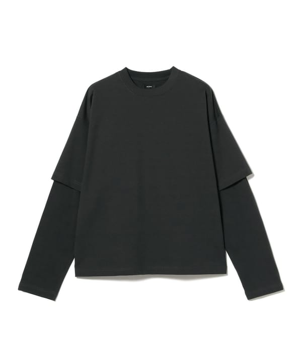 BEAMS（ビームス）ワイドショートフィット レイヤード Tシャツ