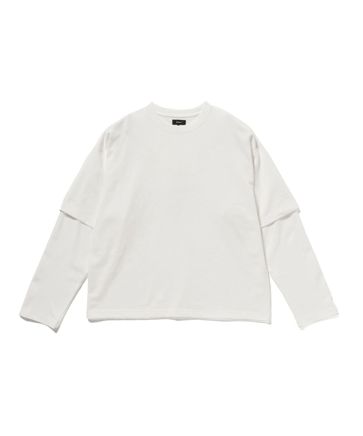 レイヤード Tシャツ Tシャツ・カットソー MEN WHITE XL レイヤード Tシャツ Tシャツ・カットソー MEN WHITE XL