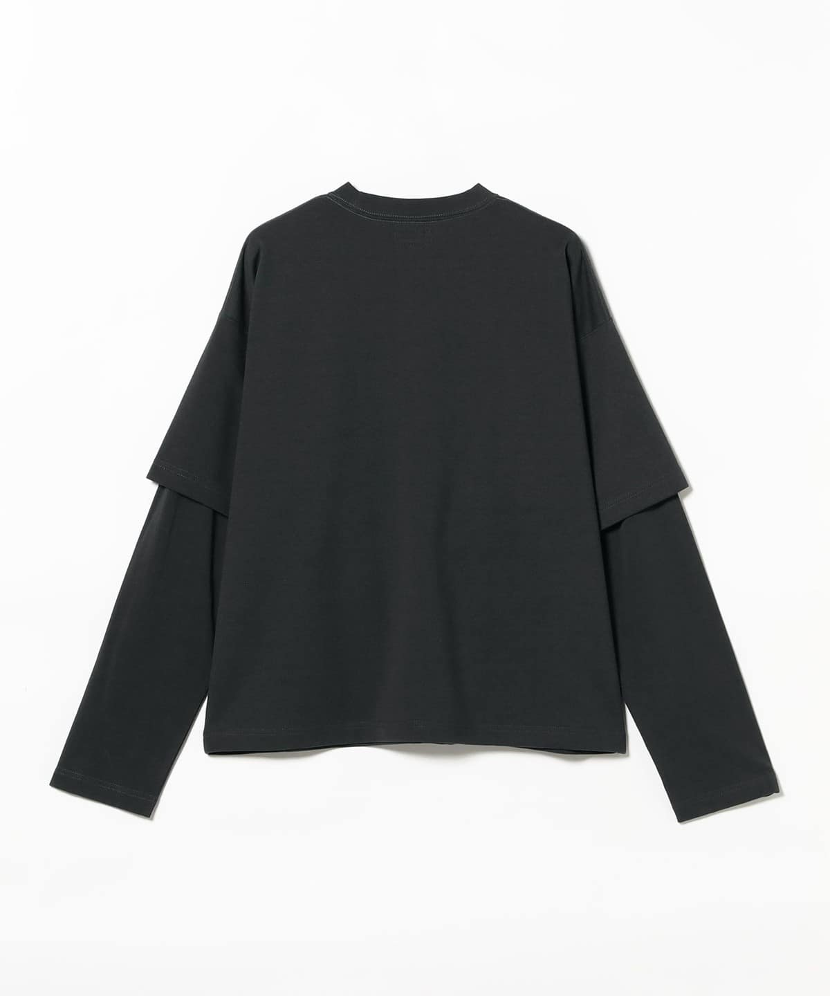 BEAMS Wide Short Fit Layered T-Shirt (T-shirts/Cut and Sewn 