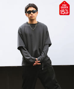 【+15%ポイントUP】レイヤード Tシャツ